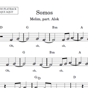 Somos - Partitura Facilitada