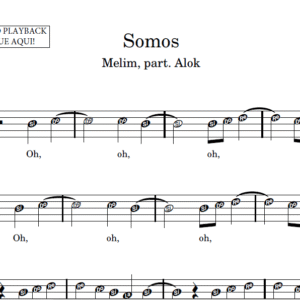 Somos - Partitura para Instrumentos em Sib