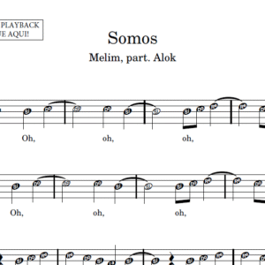 Somos - Partitura para Sax Alto