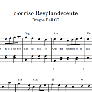 Sorriso Resplandecente - Partitura de Piano