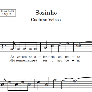 Sozinho - Partitura para Instrumentos em Sib