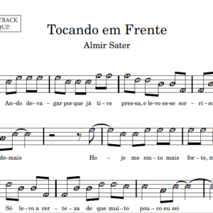 Tocando em Frente - Partitura para Instrumentos em Sib