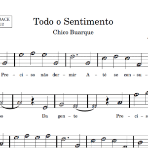 Todo o Sentimento - Partitura para Instrumentos em Sib