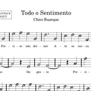 Todo o Sentimento - Partitura para Sax Alto