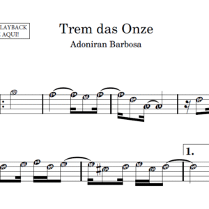 Trem das Onze - Partitura para Instrumentos em Sib