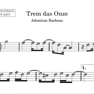 Trem das Onze - Partitura para Sax Alto