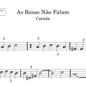 As Rosas Não Falam - Partitura para Sax Alto