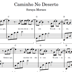 Caminho No Deserto - Partitura para Piano