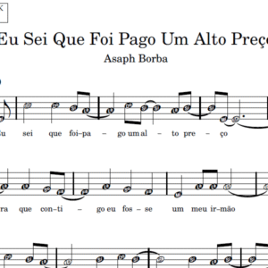 Eu Sei Que Foi Pago Um Alto Preço - Instrumentos em Sib