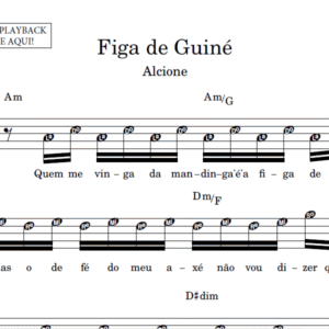 Figa de Guiné - Partitura Facilitada
