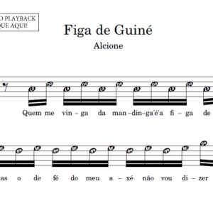 Figa de Guiné - Partitura para Sax Alto