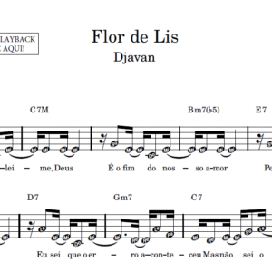 Flor de Lis - Partitura Facilitada