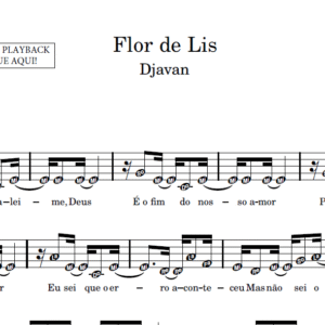 Flor de Lis - Partitura para Sax Alto