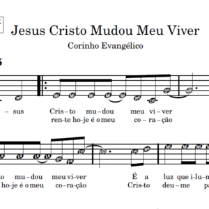 Jesus Cristo Mudou Meu Viver - Instrumentos em Sib