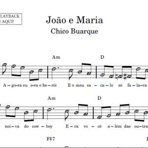 João e Maria - Partitura Facilitada
