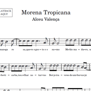 Morena Tropicana - Partitura para Sax Alto