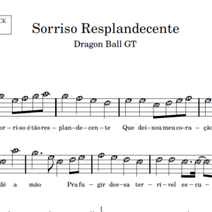 Sorriso Resplandecente - Partitura para Sax Alto