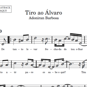 Tiro Ao Álvaro - Partitura para Instrumentos em Sib