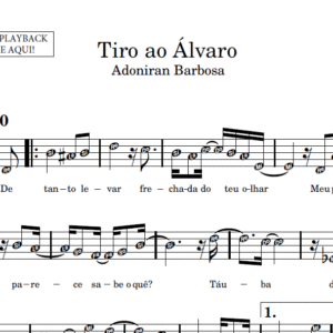 Tiro Ao Álvaro - Partitura para Sax Alto