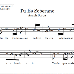 Tu És Soberano - Partitura para Instrumentos em Sib