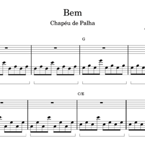 Bem - Partitura para Piano