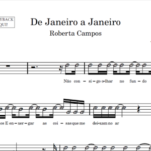 De Janeiro a Janeiro - Partitura para Instrumentos em Sib