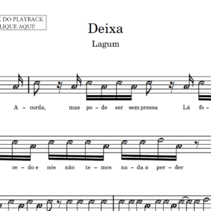 Deixa - Partitura para Sax Alto