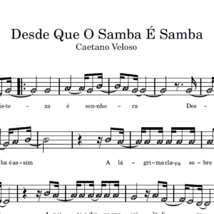 Desde Que O Samba É Samba - Instrumentos em Sib