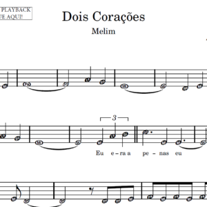 Dois Corações - Partitura para Instrumentos em Sib