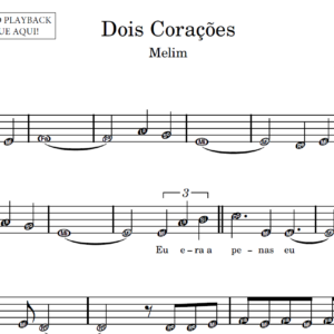Dois Corações - Partitura para Sax Alto