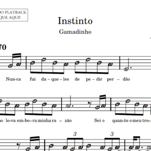 Instinto - Partitura para Sax Alto