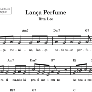 Lança Perfume - Partitura Facilitada