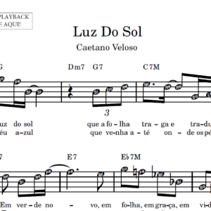 Luz Do Sol - Partitura Facilitada