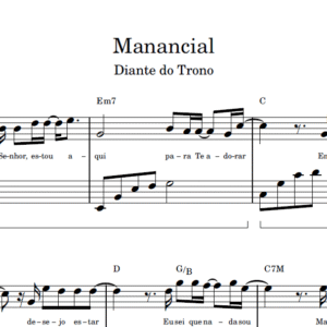 Manancial - Partitura para Piano