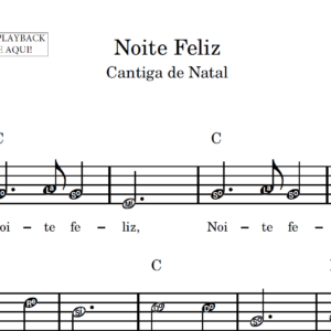 Noite Feliz - Partitura Facilitada