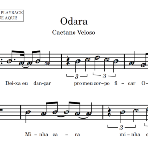 Odara - Partitura para Sax Alto