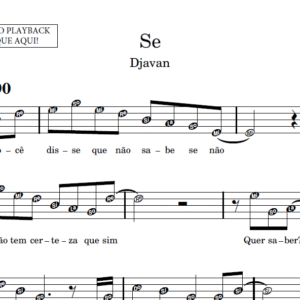 Se - Partitura para Instrumentos em Sib