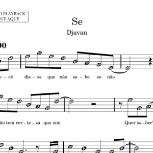 Se - Partitura para Sax Alto