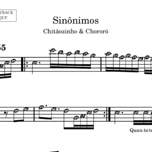 Sinônimos - Partitura para Sax Alto