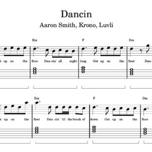 Dancin - Partitura para Piano