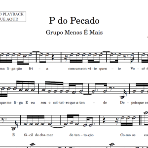 P do Pecado - Partitura para Sax Alto