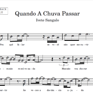 Quando A Chuva Passar - Partitura para Instrumentos em Sib