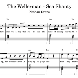 The Wellerman - Partitura para Piano