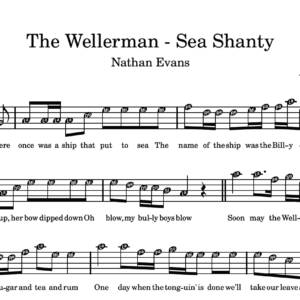 The Wellerman - Partitura para Sax Alto