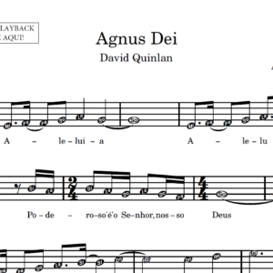 Agnus Dei - Partitura para Sax Alto