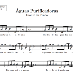 Águas Purificadoras - Partitura para Sax Alto