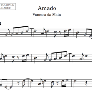 Amado - Partitura para Sax Alto