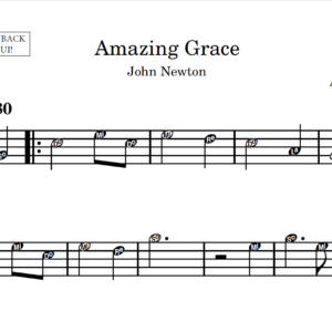 Amazing Grace - Partitura para Sax Alto