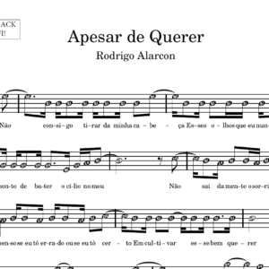 Apesar de Querer - Partitura para Instrumentos em Sib