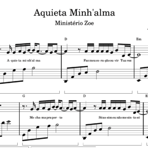 Aquieta Minh'alma - Partitura para Piano